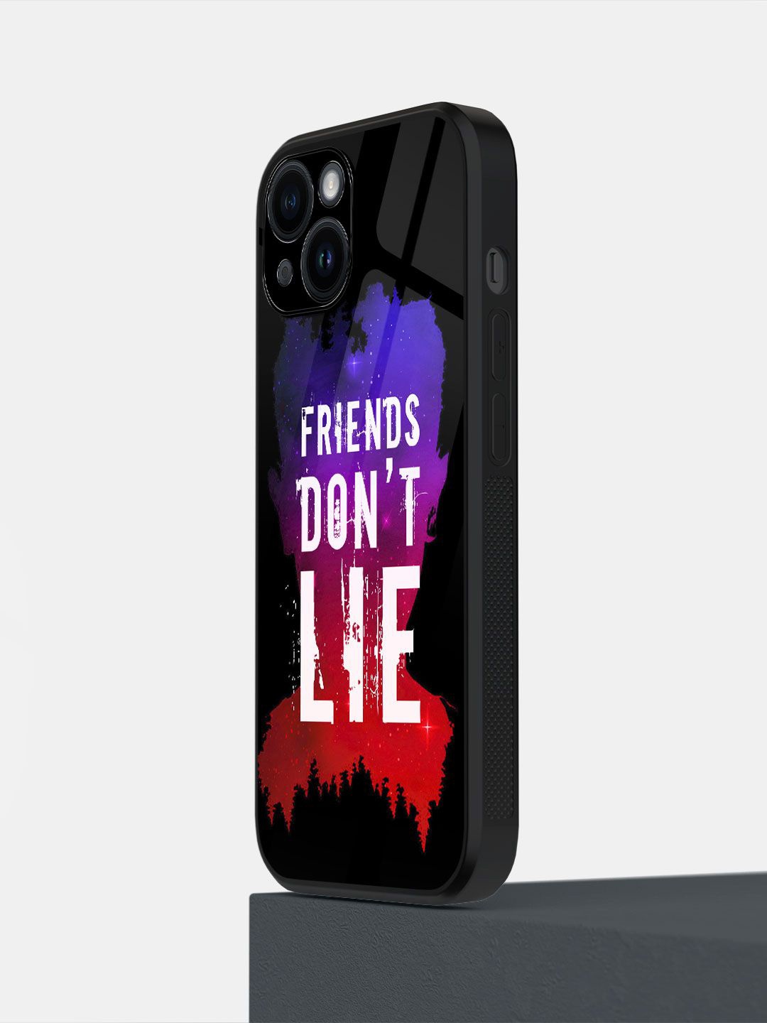 

macmerise Typography Printed iPhone 14 Back Case Mobile Accessories, Black