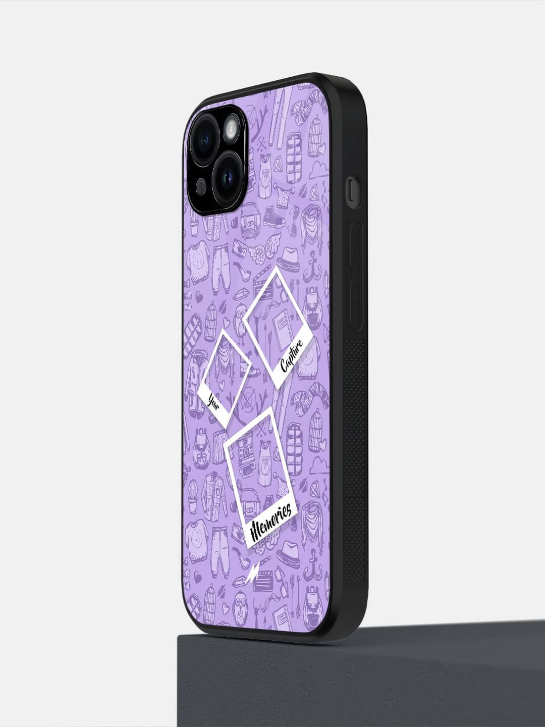 

macmerise Impact Resistant Printed iPhone 14 Plus Back Case Mobile Accessories, Purple