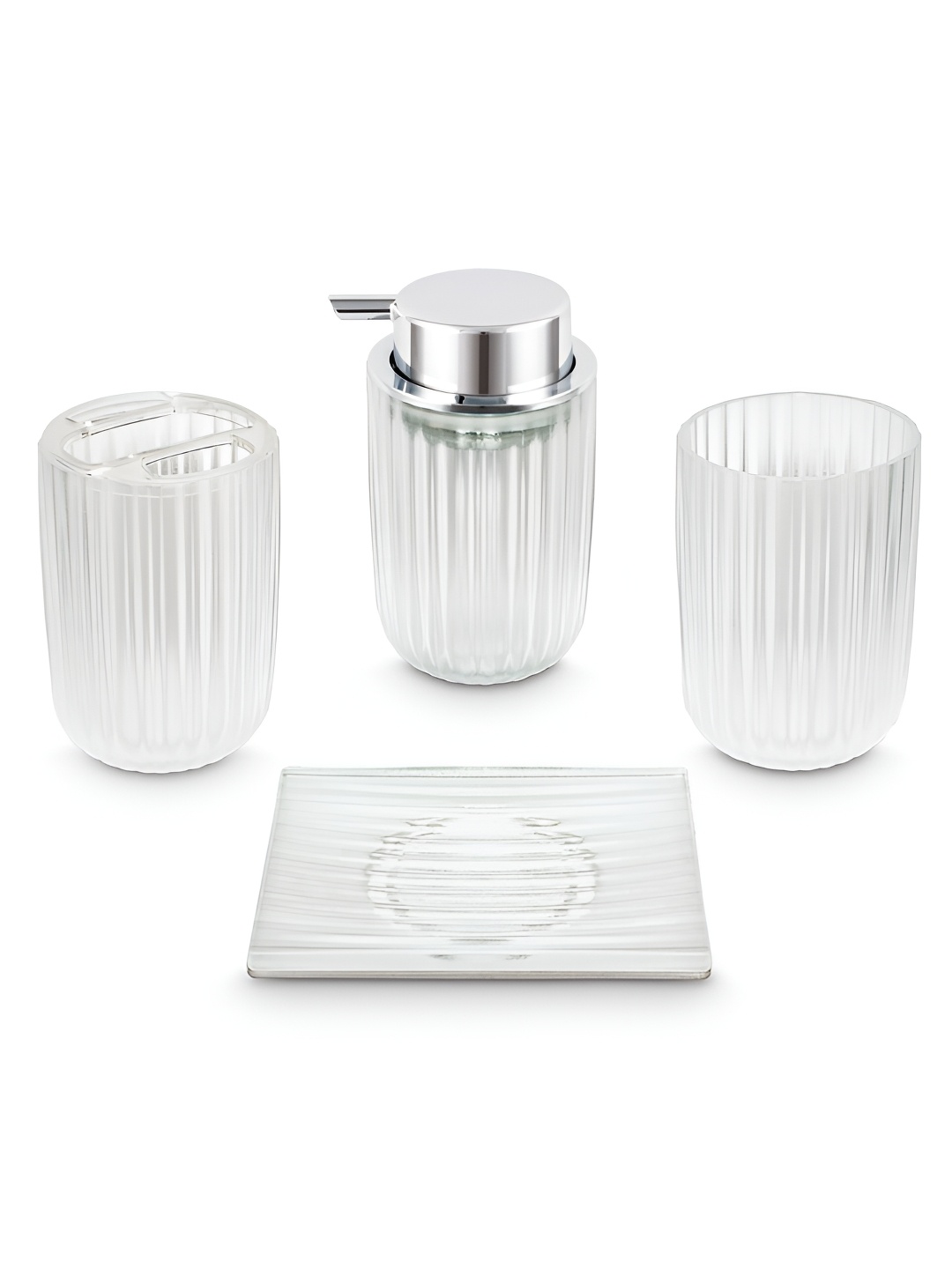 

Freelance Beige 4 Pieces Contemporary Bath Accessories Set