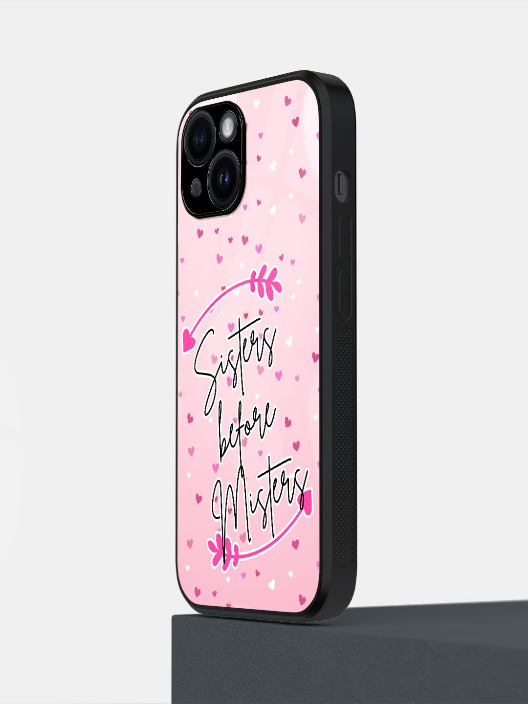 

macmerise Impact Resistant Printed iPhone 14 Back Case Mobile Accessories, Pink