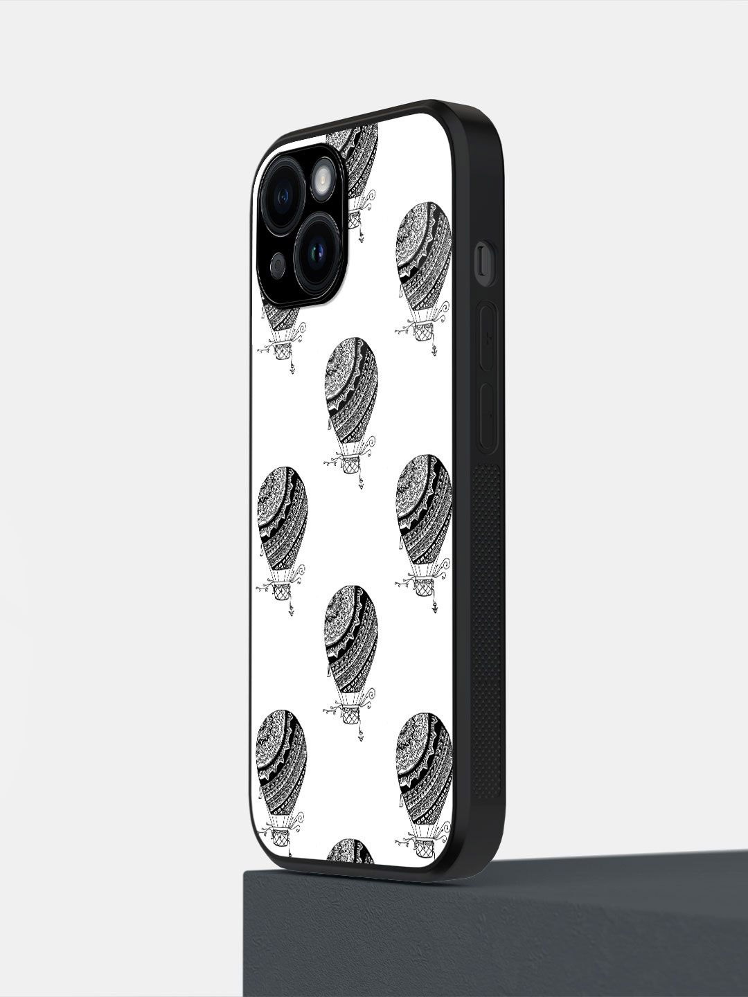 macmerise Abstract Printed Impact Resistant iPhone 14 Back Case Mobile Accessories, White