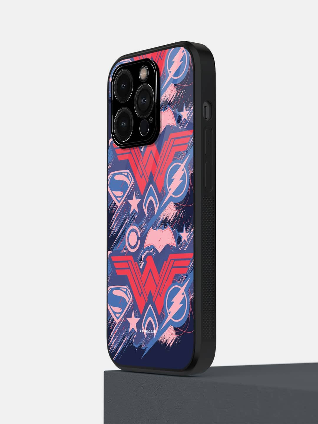 

macmerise Quirky Printed Impact Resistant iPhone 14 Pro Back Case Mobile Accessories, Red