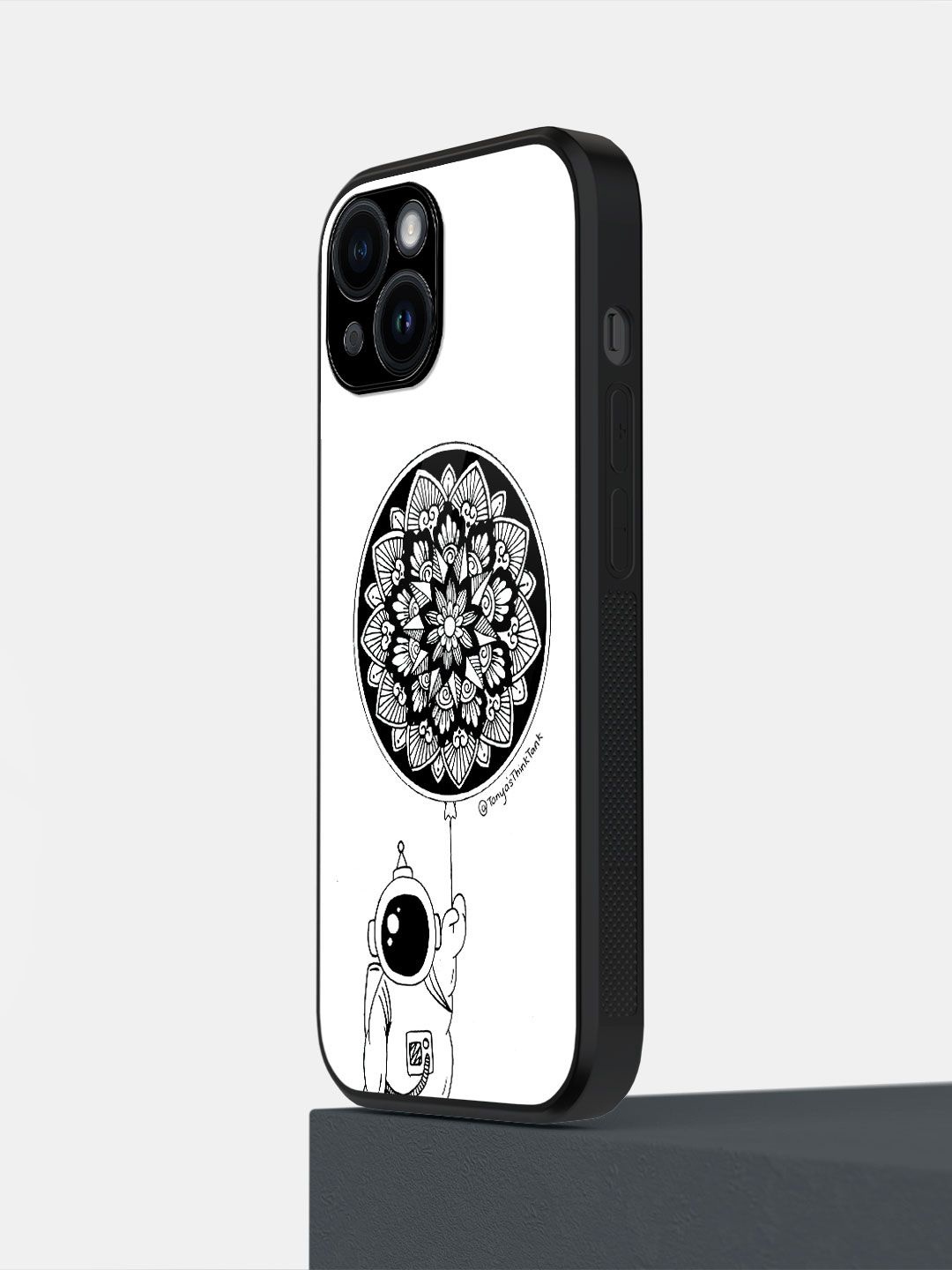 

macmerise Impact Resistant Abstract Printed iPhone 14 Back Case Mobile Accessories, White