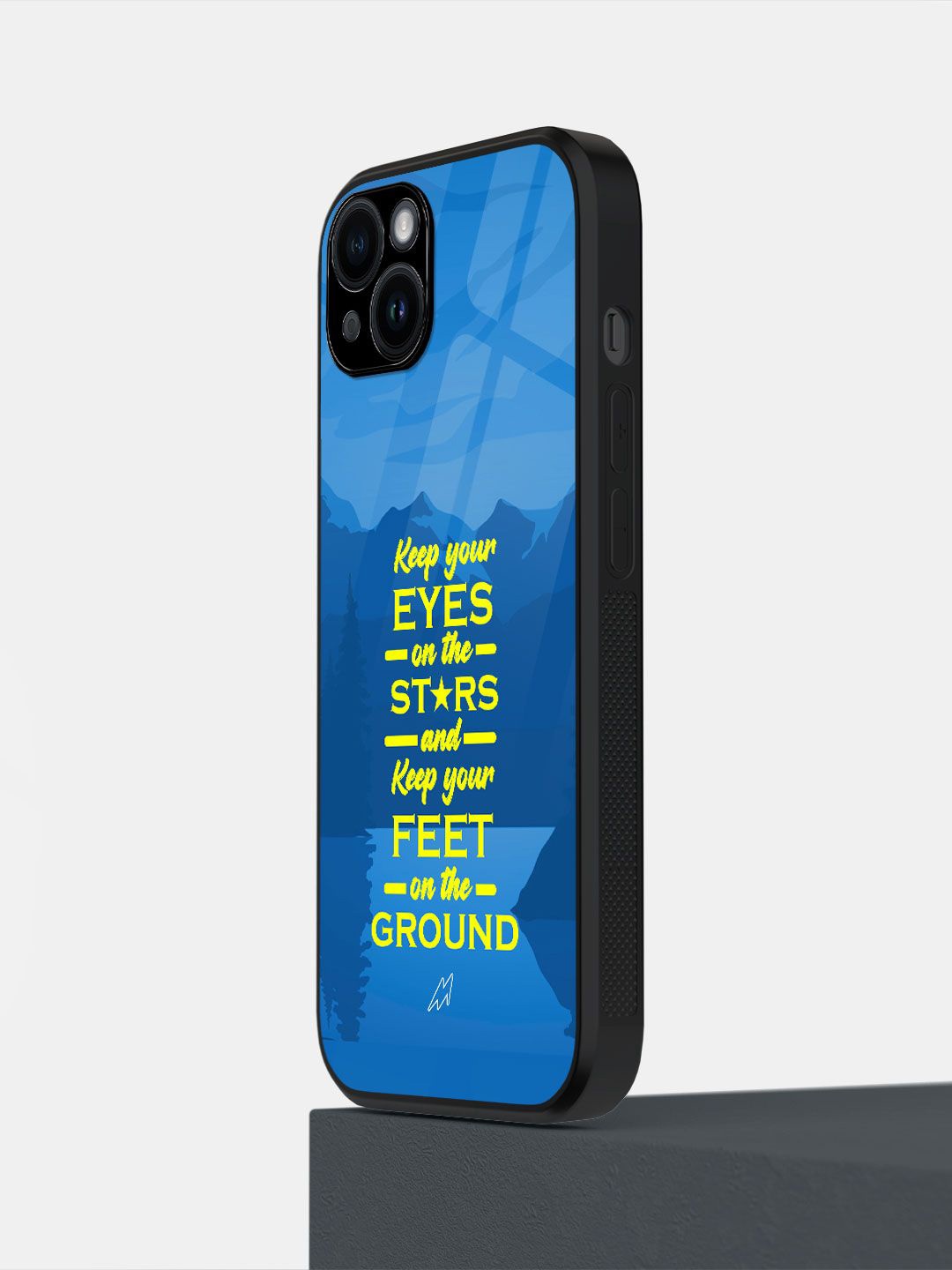 

macmerise Typography Printed iPhone 14 Plus Back Case Mobile Accessories, Blue