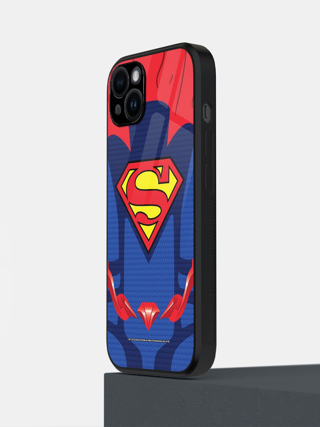 

macmerise Superhero Printed Impact Resistant iPhone 14 Plus Back Case Mobile Accessories, Blue