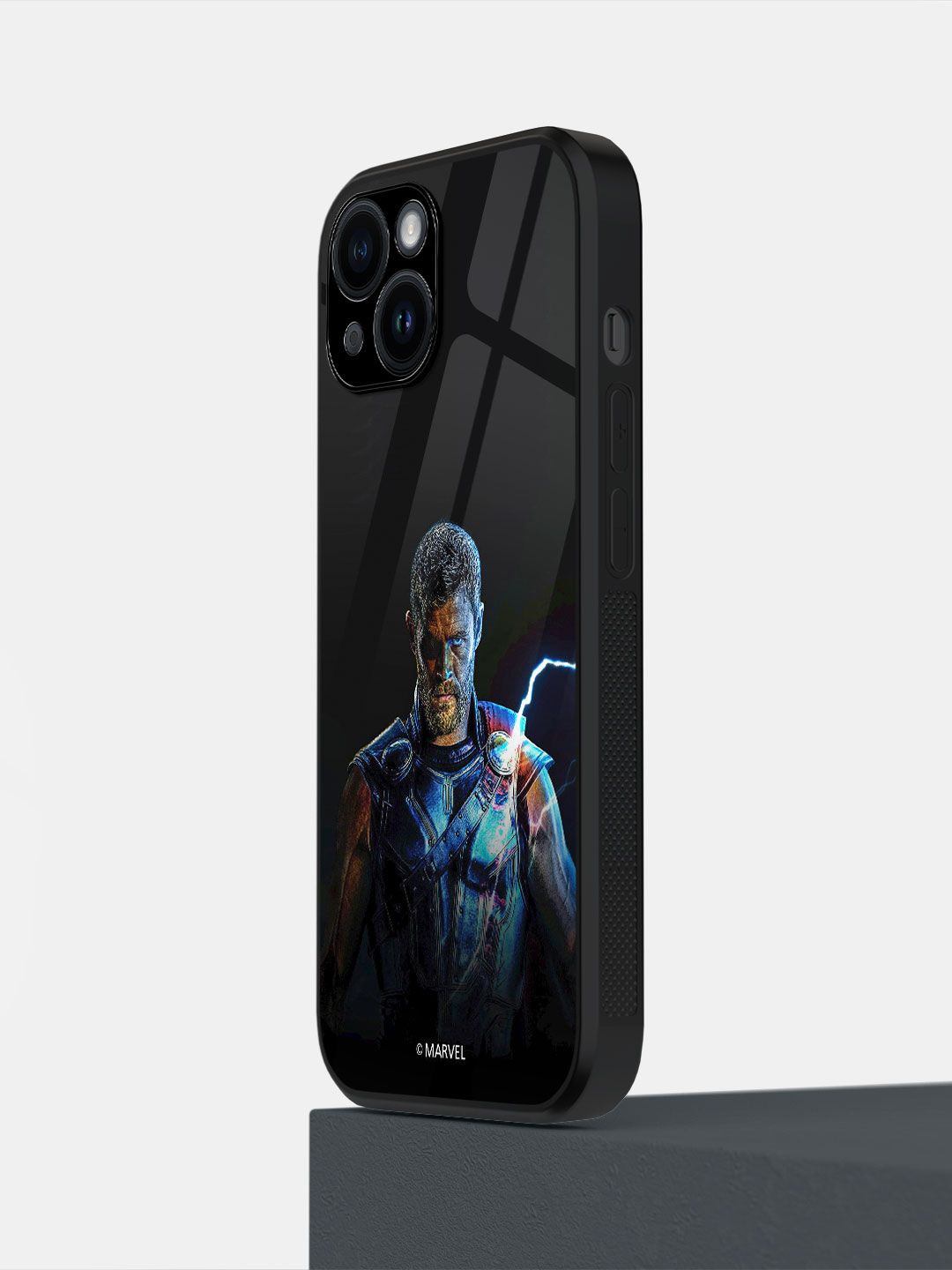 

macmerise Superhero Printed iPhone 14 Back Case Mobile Accessories, Black
