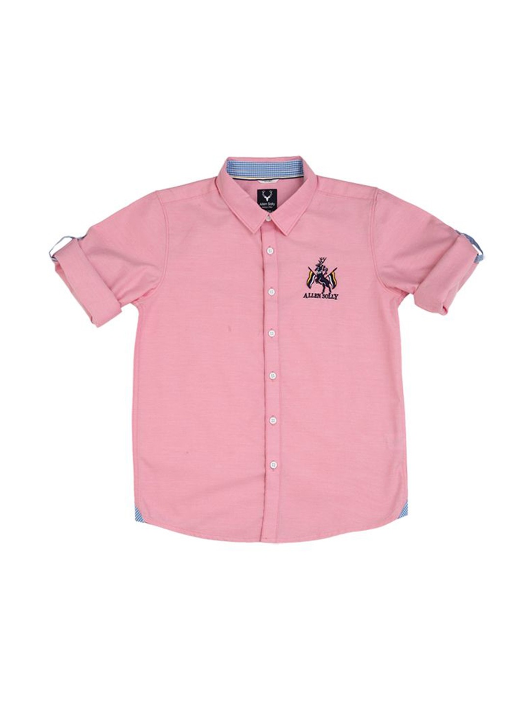 

Allen Solly Junior Boys Slim Fit Opaque Casual Shirt, Pink