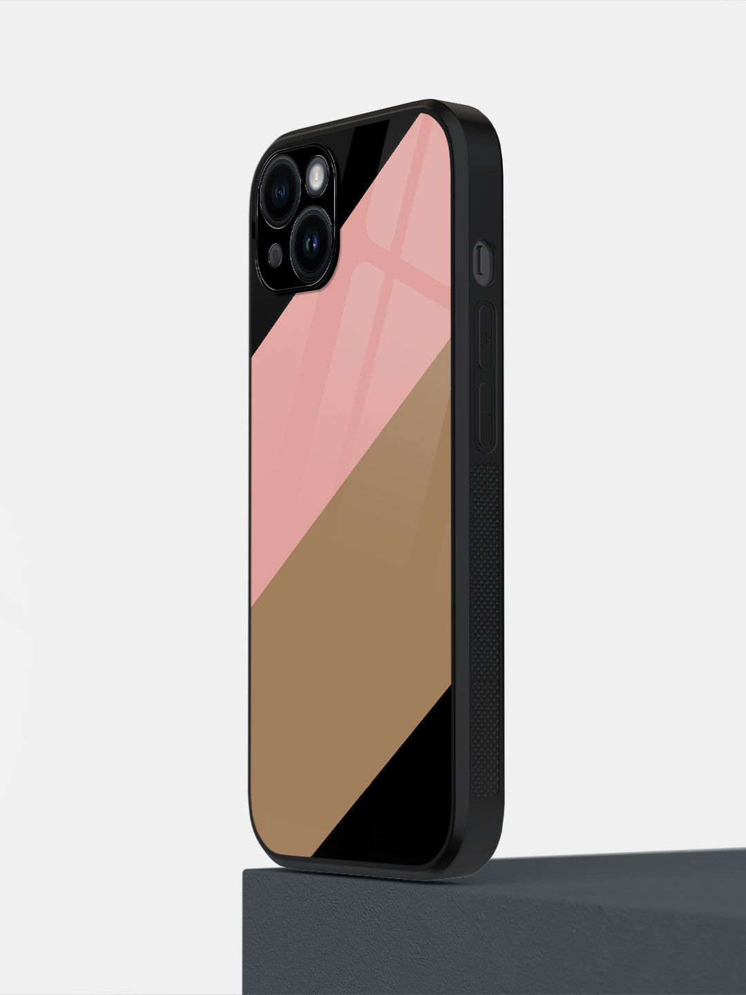 

macmerise Geometric Printed iPhone 14 Plus Back Case Mobile Accessories, Black