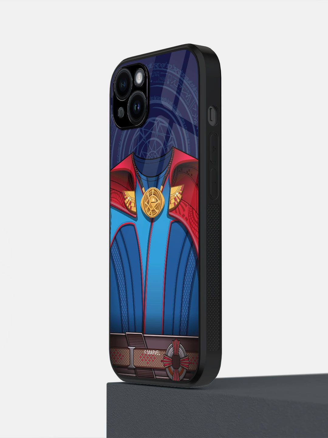 

macmerise Quirky Printed iPhone 14 Plus Back Case Mobile Accessories, Blue