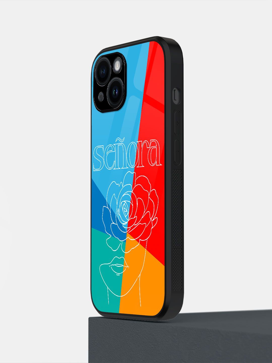 

macmerise Impact Resistant Printed iPhone 14 Back Case Mobile Accessories, Blue