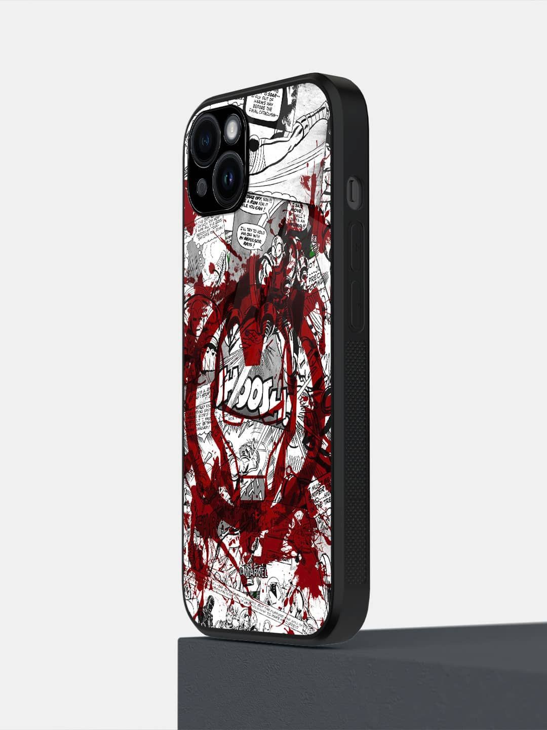 

macmerise Abstract Printed iPhone 14 Plus Impact Resistant Back Case Mobile Accessories, White