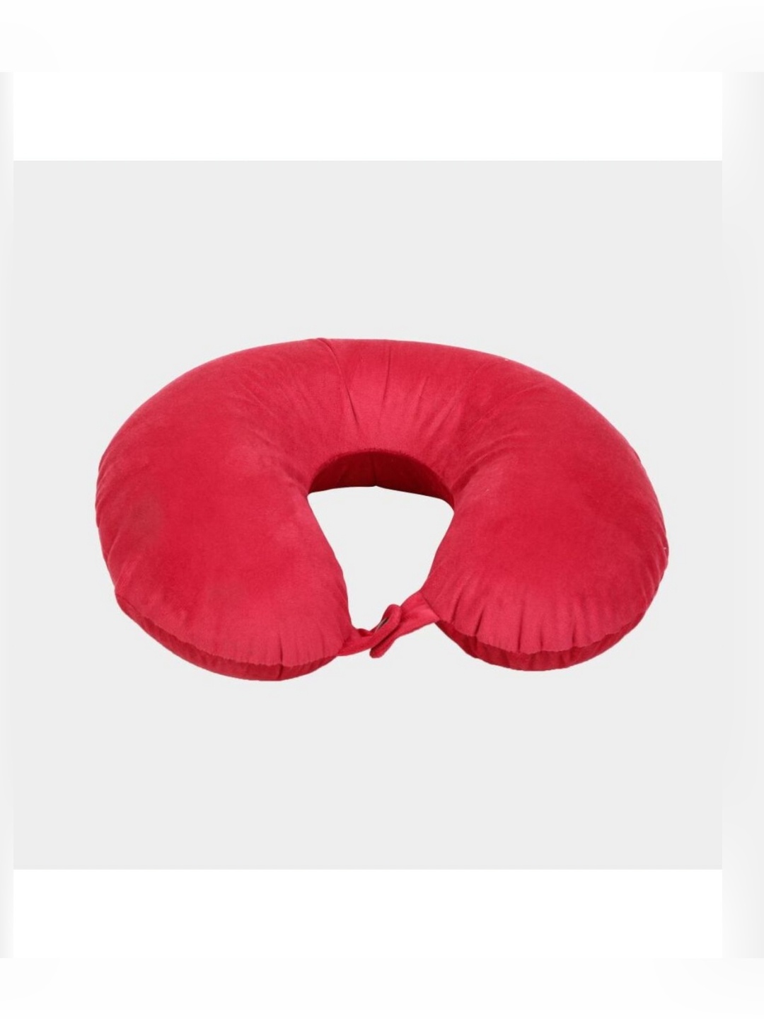 

UrbanArts Red Fibre Filled Lightweight Travel Pillow