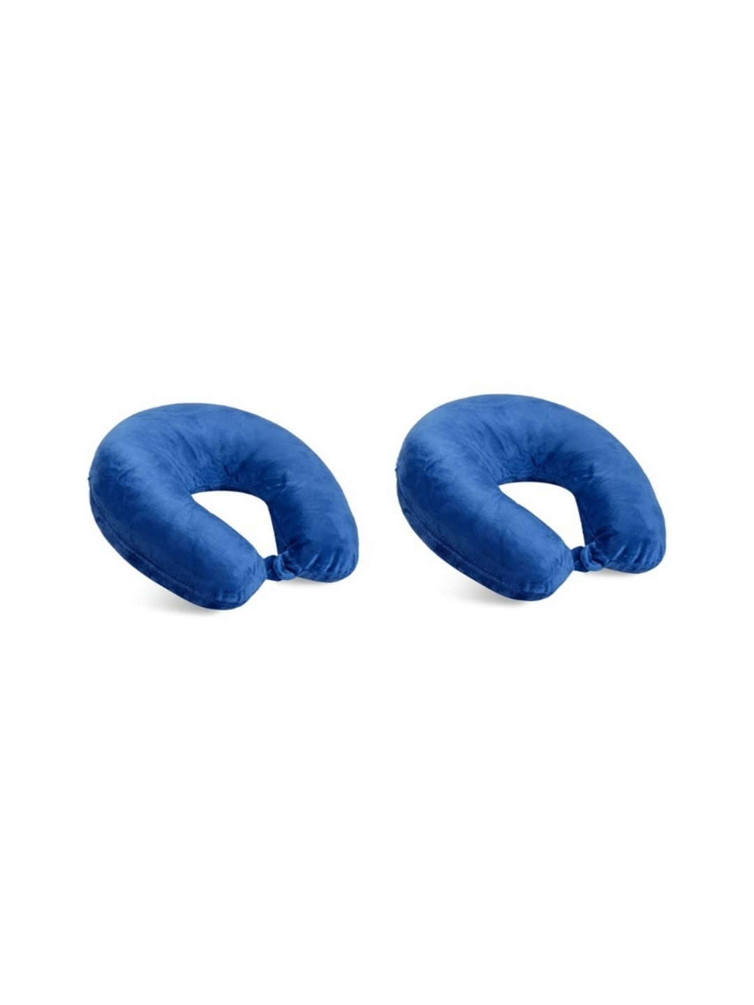 

UrbanArts Blue 2 Pieces Fibre Filled Lightweight Travel Pillows