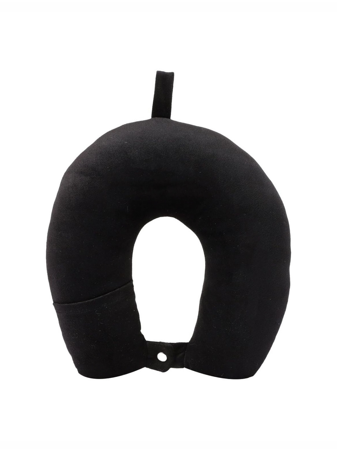 

UrbanArts Black Fibre Filled Lightweight Travel Pillow