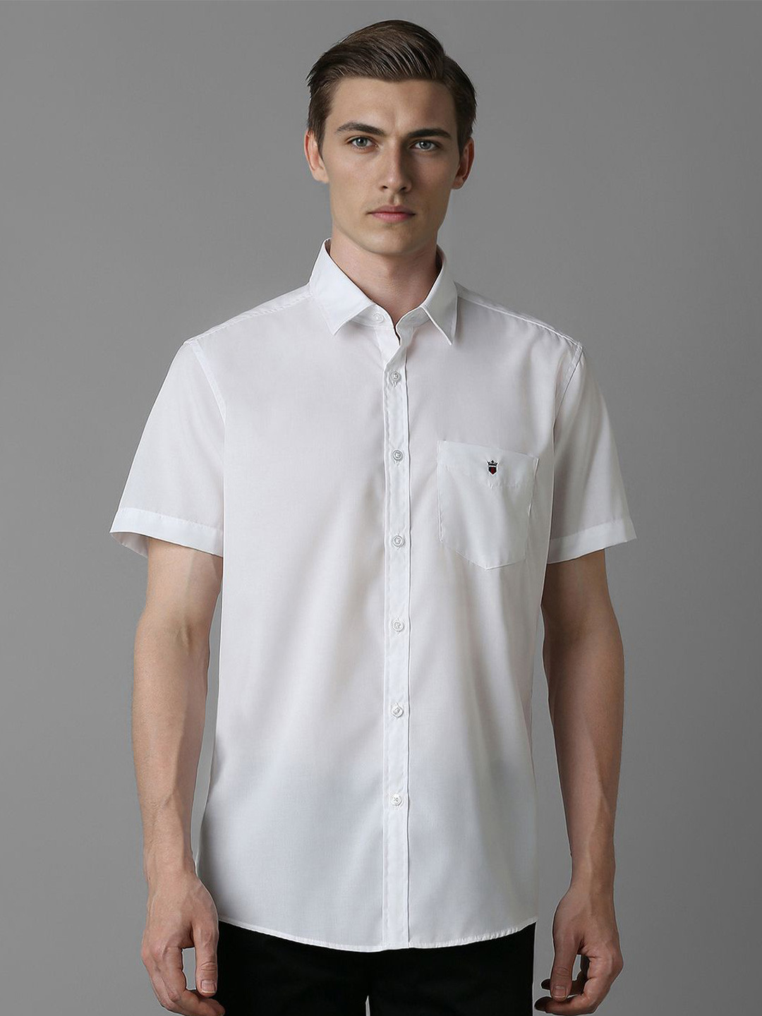 

Louis Philippe Sport Men Slim Fit Opaque Casual Shirt, White
