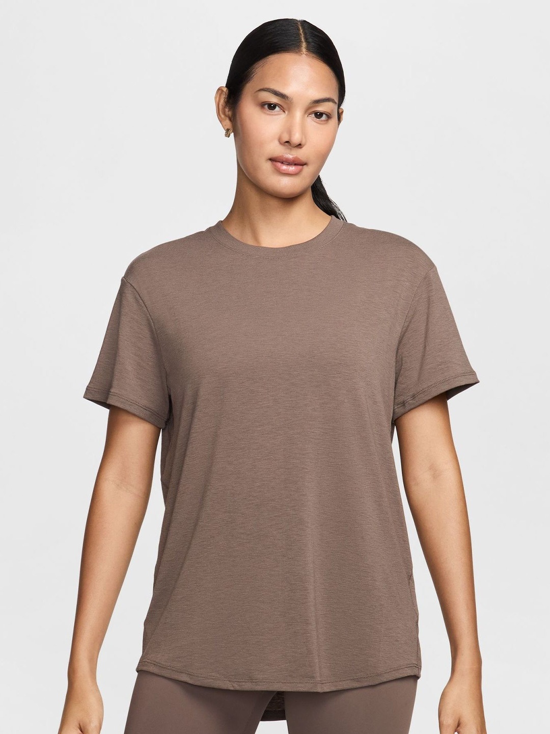 

Nike One Relaxed Women's Dri-FIT Short-Sleeve Top, Grey