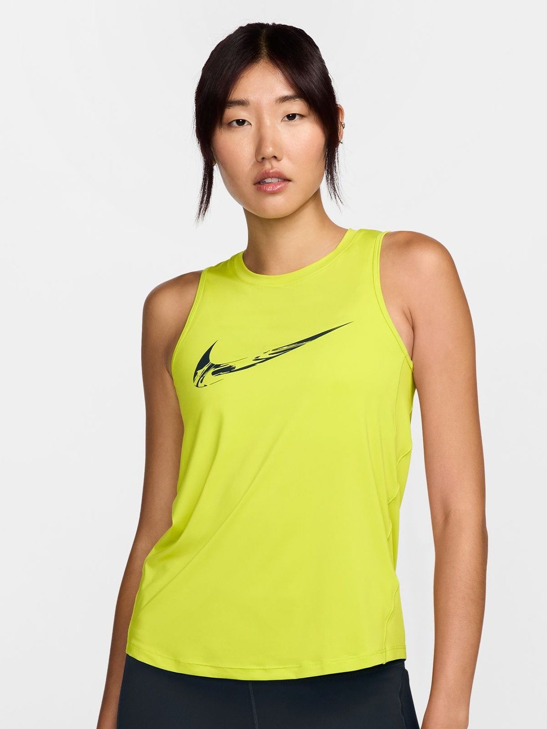 

Nike Women One Dri-FIT Graphic Running Tank Top, Yellow