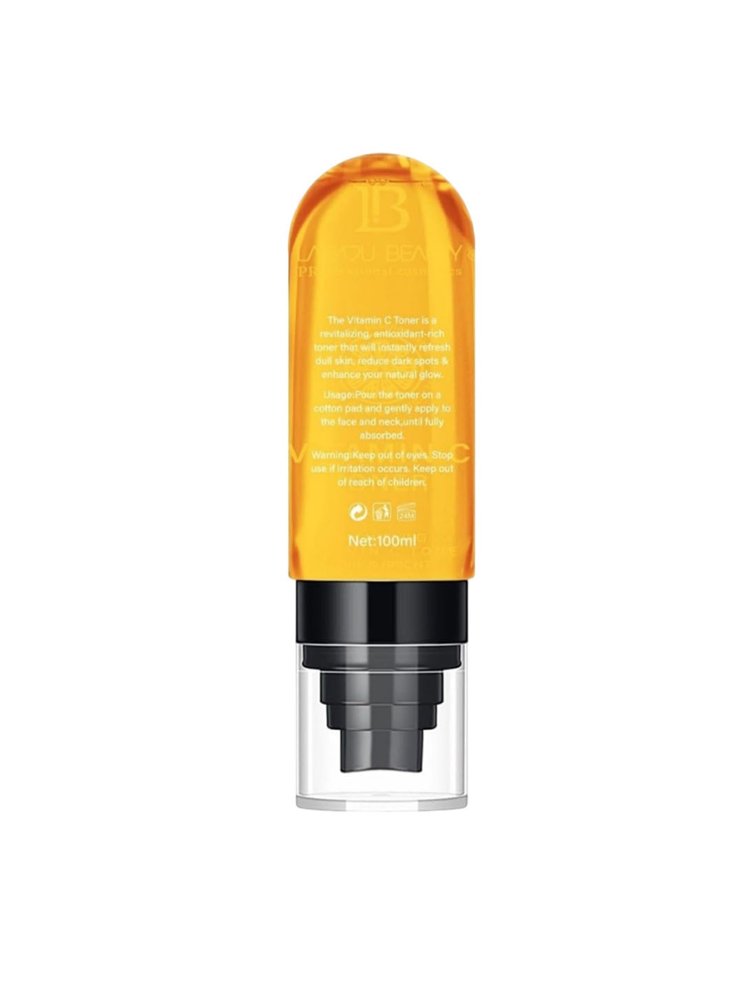 

LAKYOU BEAUTY Refreshing Matte & Balanced Skin Texture Vitamin C Toner- 100ml, Orange