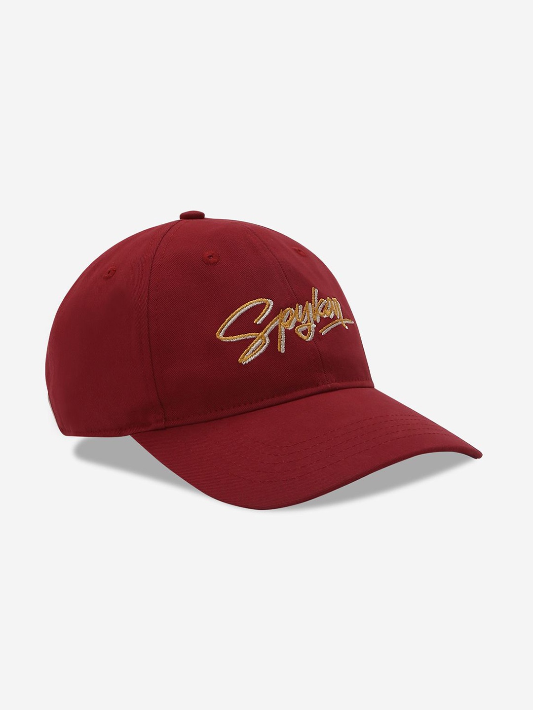 

SPYKAR Men Embroidered Baseball Cap, Maroon