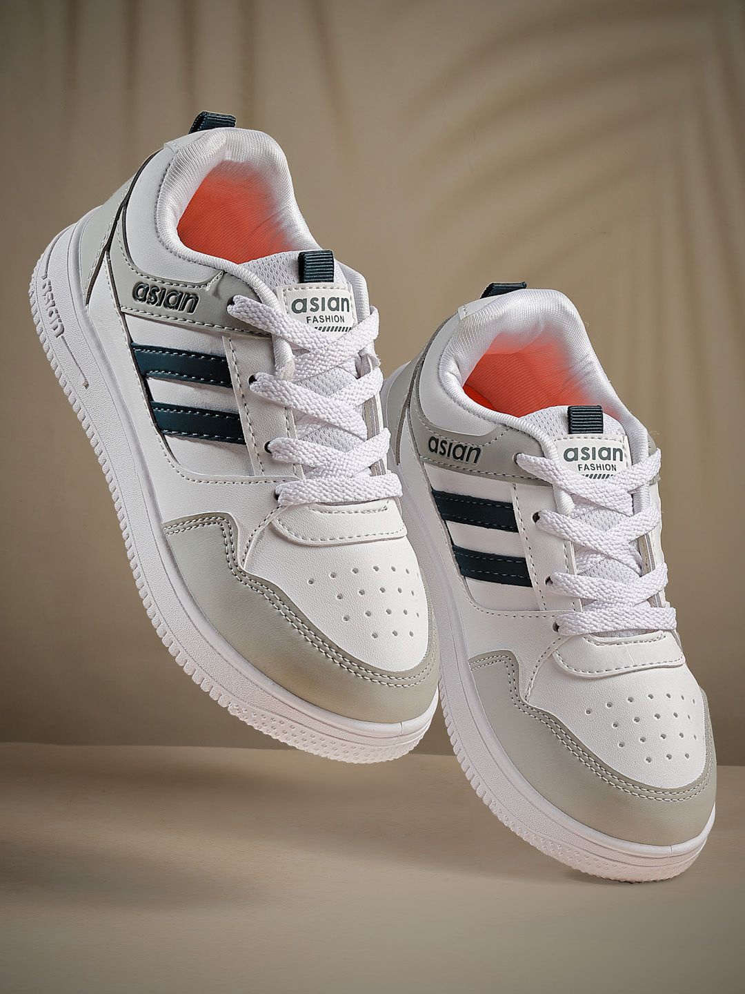

ASIAN Boys Textured Sneakers, White