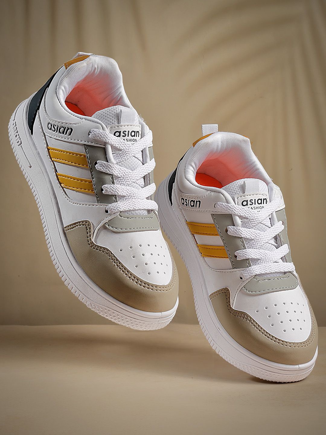 

ASIAN Boys Colourblocked Sneakers, White