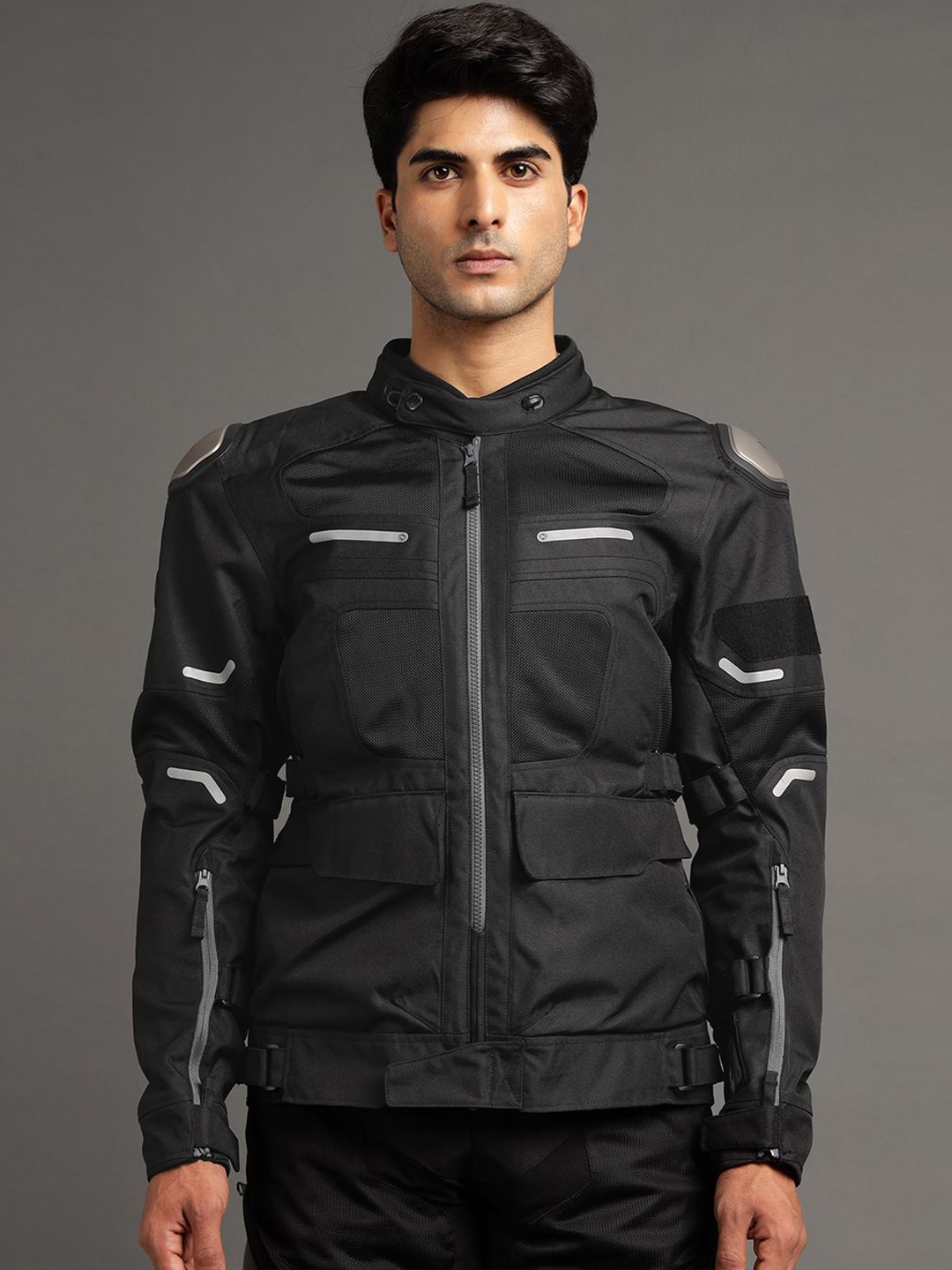 

Royal Enfield Cross Roader Riding Jacket, Black