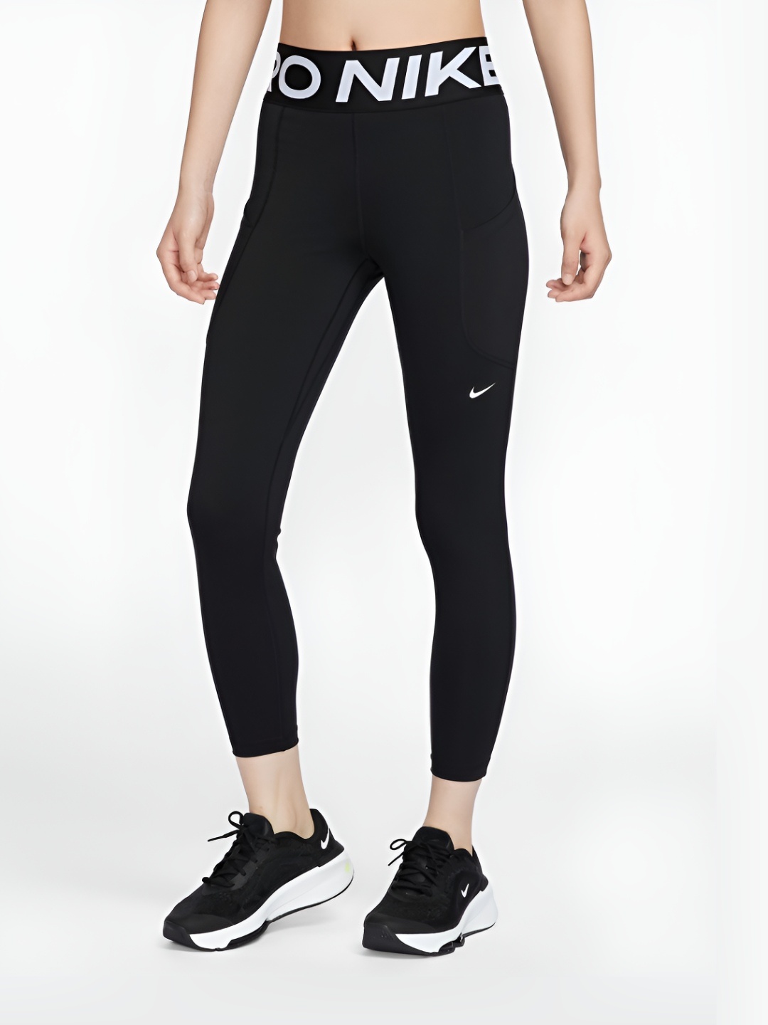 

Nike Pro Sculpt Women High-Waisted 7/8 Leggings with Pockets, Black