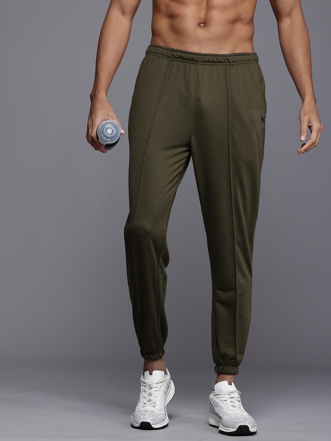 

HRX by Hrithik Roshan Men Running Joggers, Olive