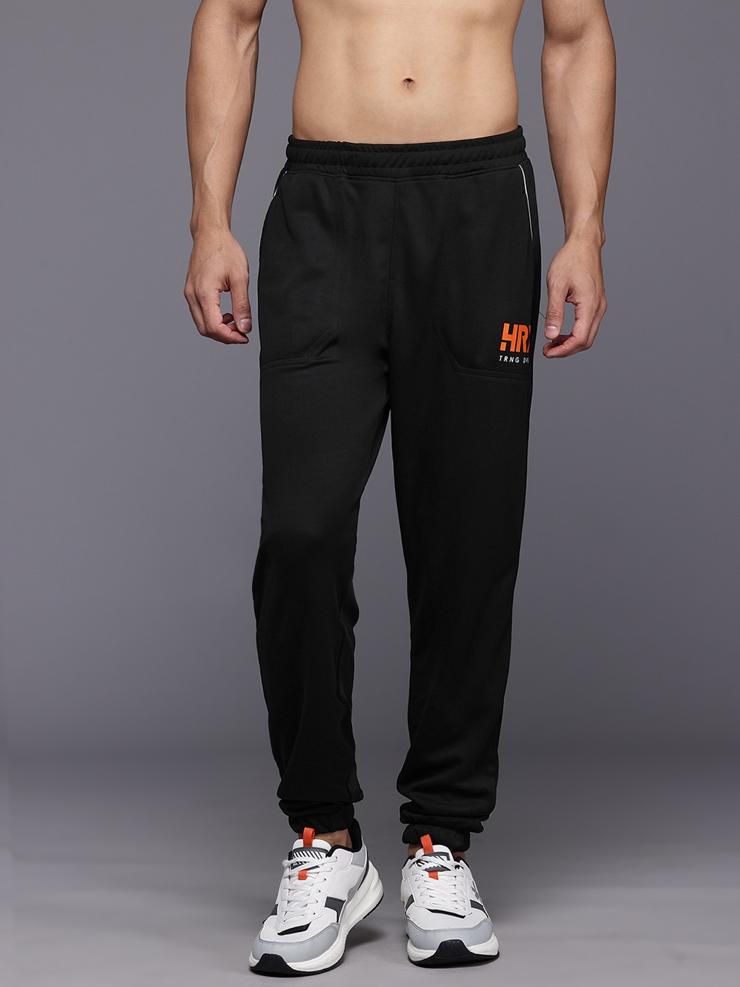 HRX by Hrithik Roshan Men Rapid-Dry Training Joggers, Black