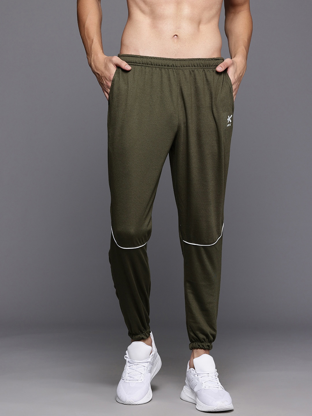 

HRX by Hrithik Roshan Men Lifestyle Joggers, Olive