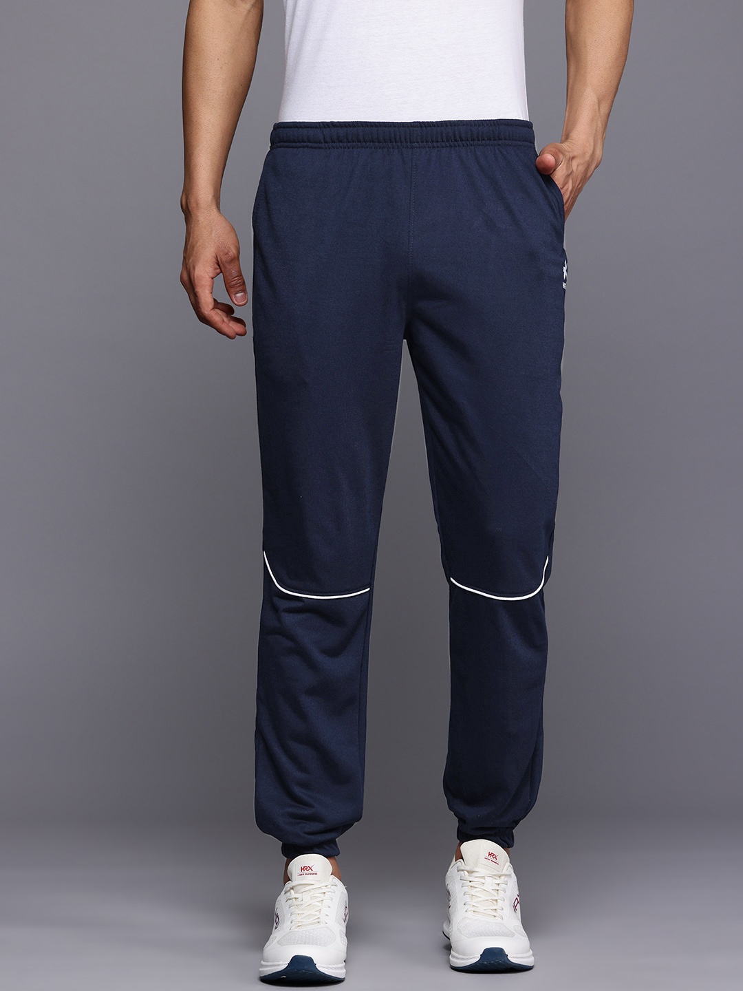 

HRX by Hrithik Roshan Men Lifestyle Joggers, Navy blue