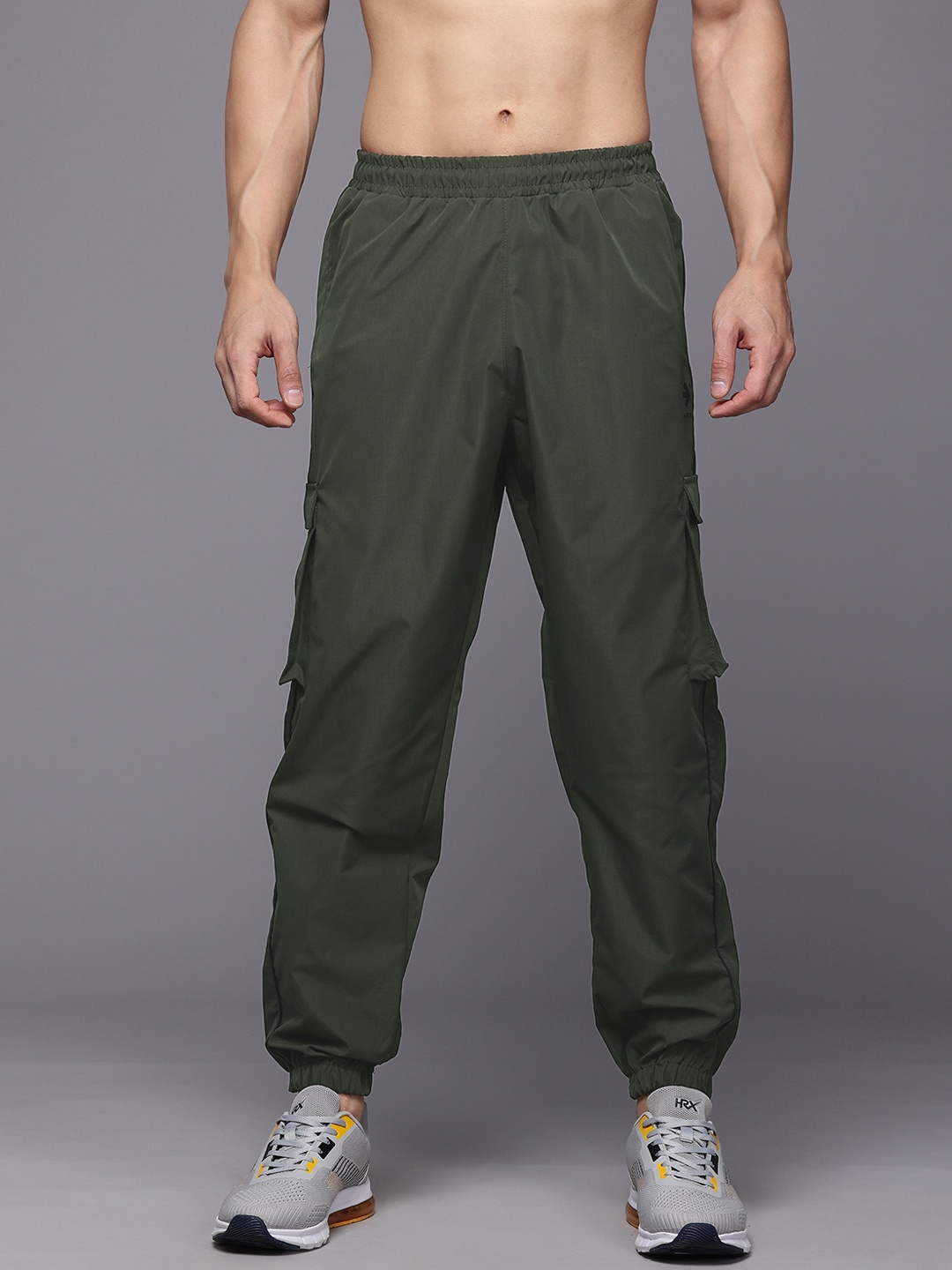 

HRX by Hrithik Roshan Men Rapid-Dry Training Joggers, Olive