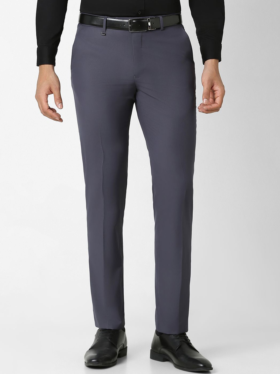 

Van Heusen Men Slim Fit Formal Trouser, Grey