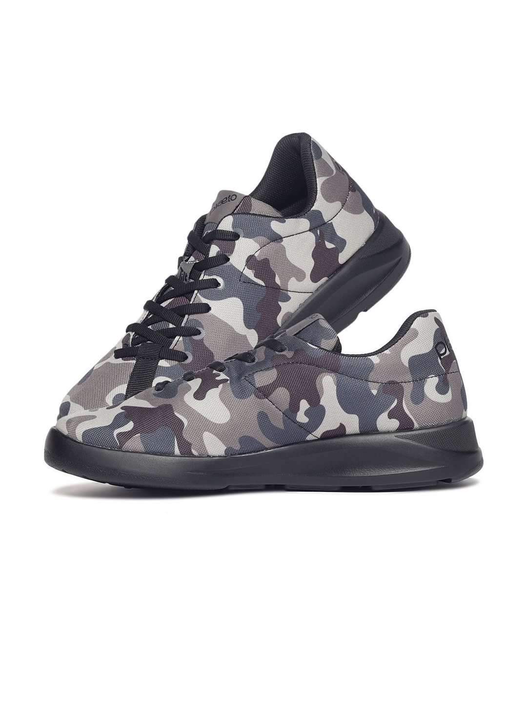 

Plaeto Men Camo Multiplay Lightweight Canvas Casual Shoes, Blue