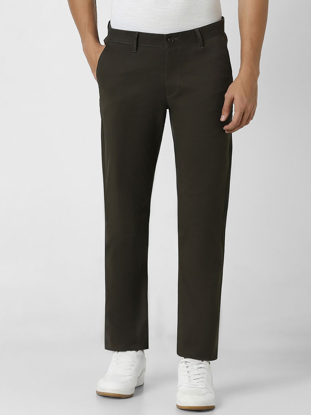 

Van Heusen Sport Men Slim Fit Trousers, Brown