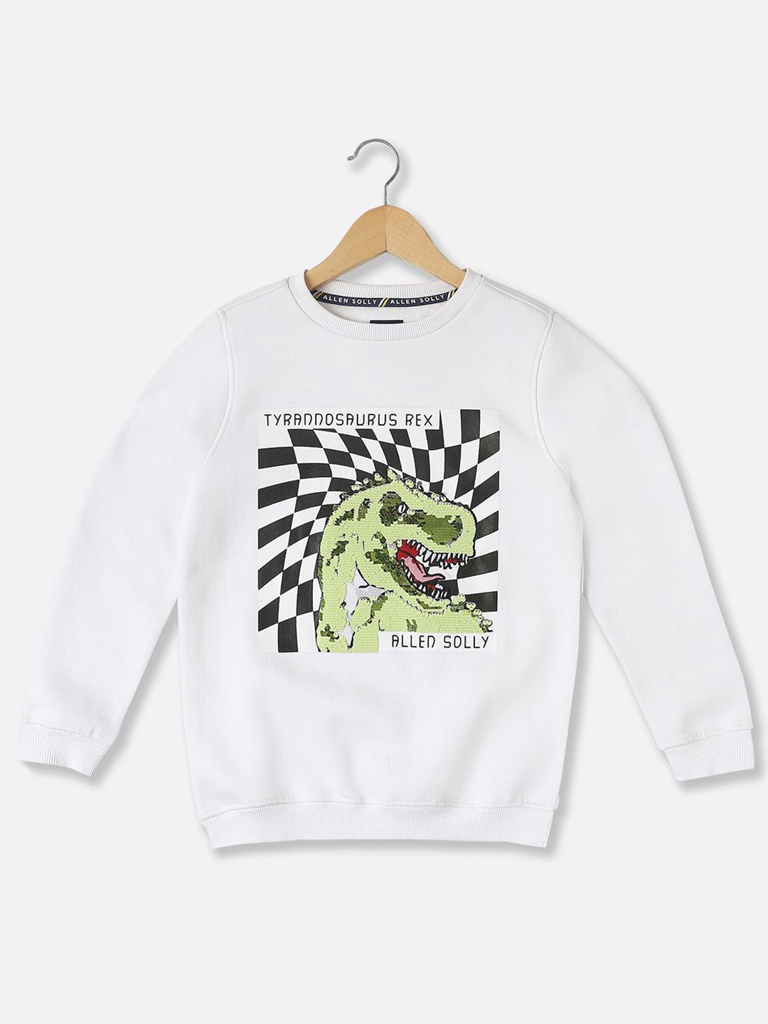 

Allen Solly Junior Boys Printed Sweatshirt, White