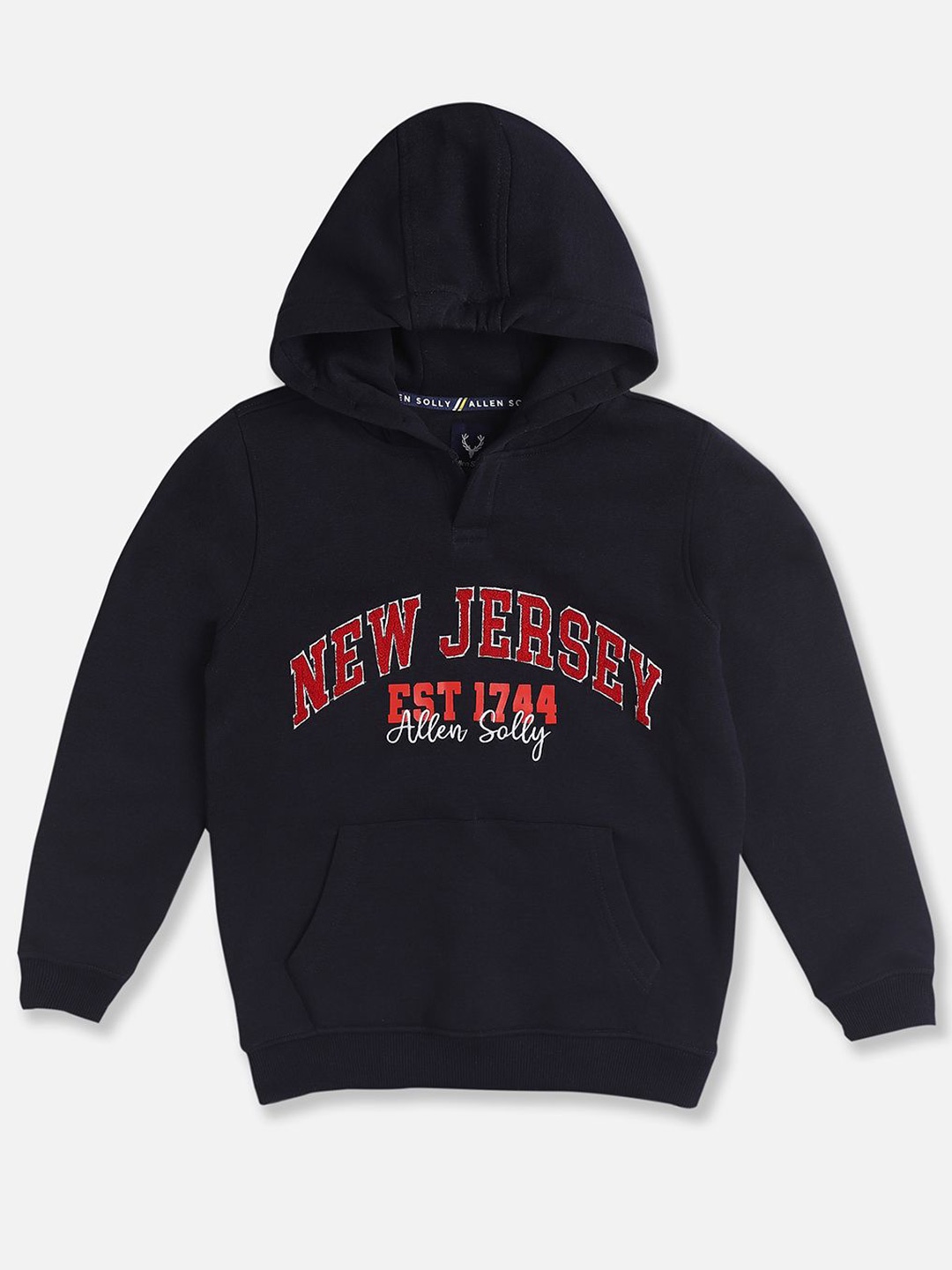

Allen Solly Junior Boys Hooded Sweatshirt, Navy blue