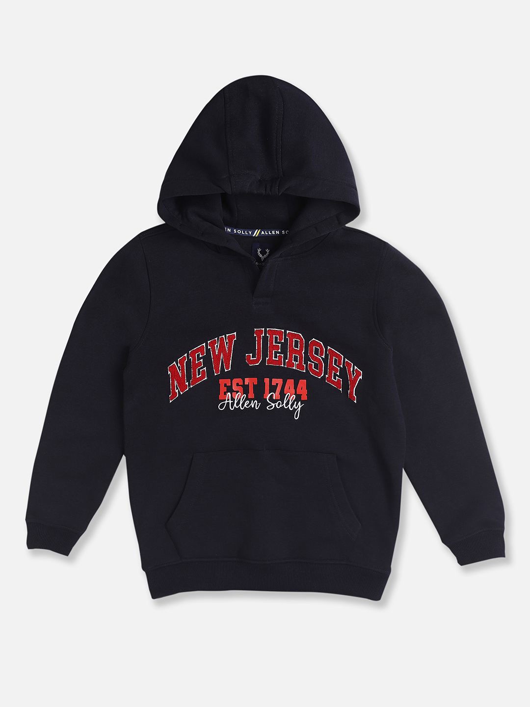 

Allen Solly Junior Boys Hooded Sweatshirt, Navy blue