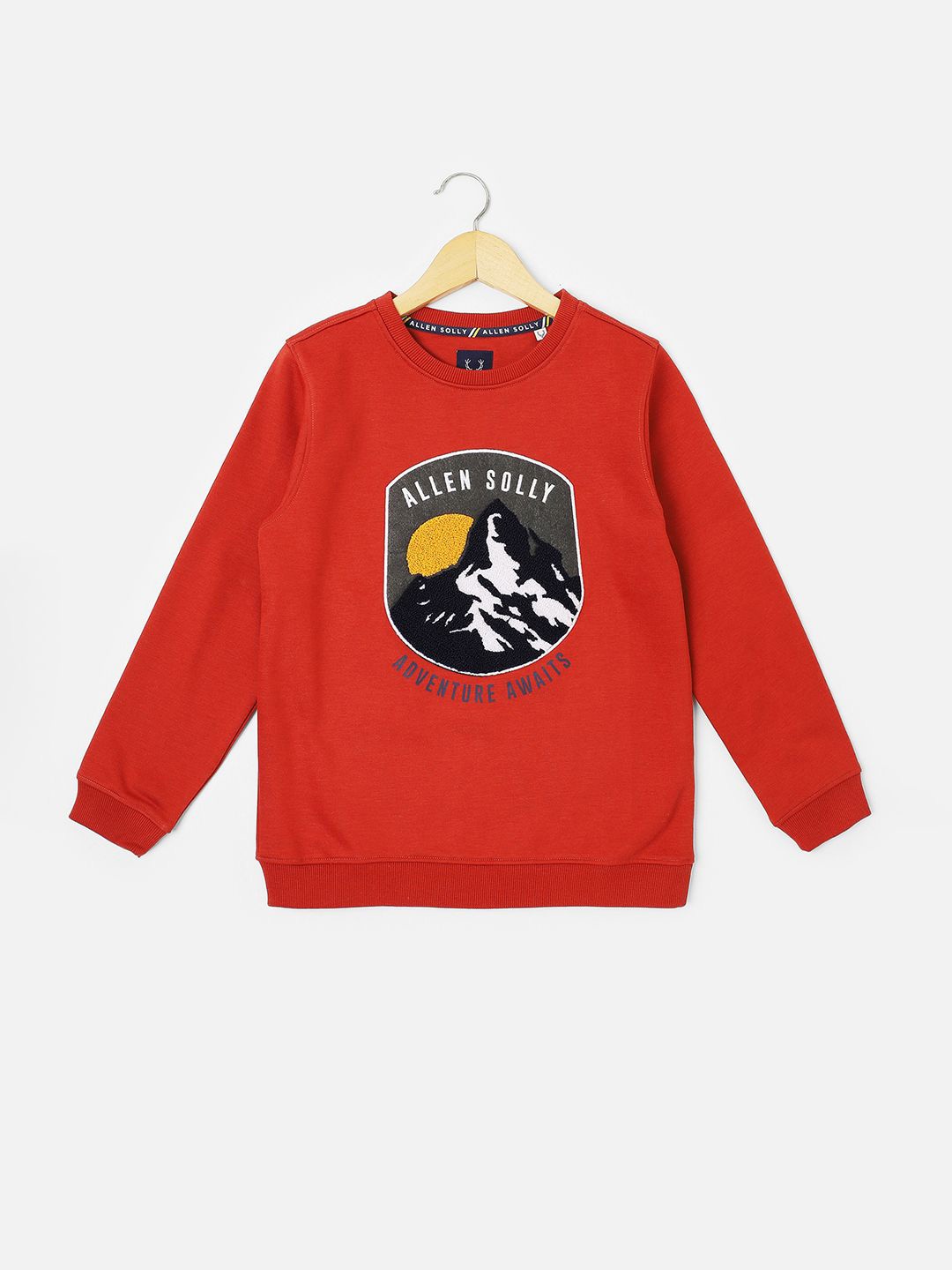 

Allen Solly Junior Boys Printed Sweatshirt, Red