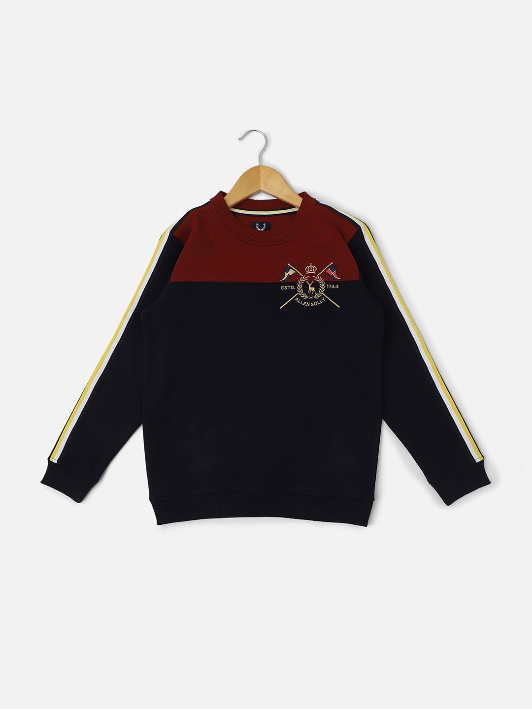 

Allen Solly Junior Boys Printed Sweatshirt, Navy blue