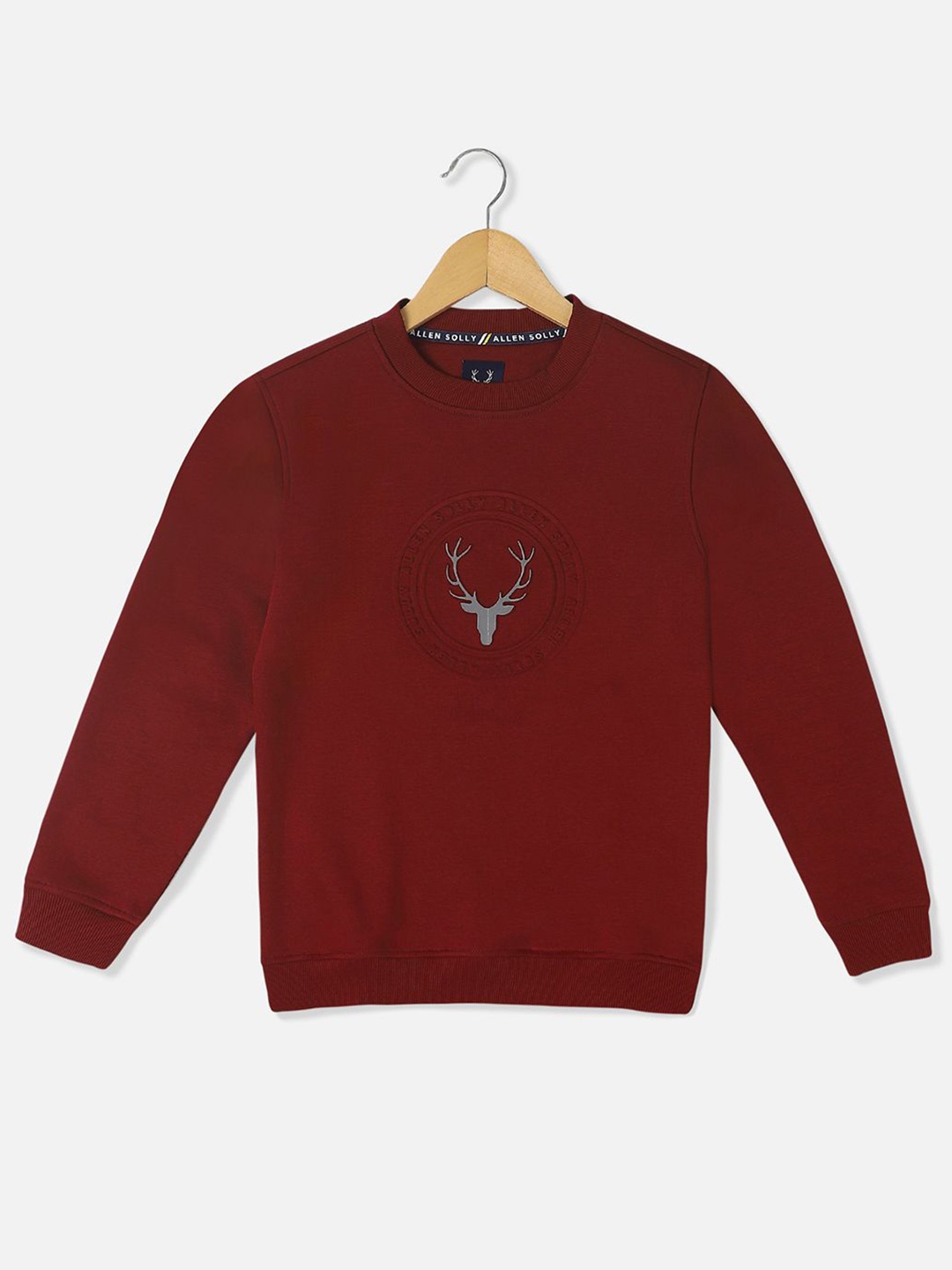 

Allen Solly Junior Boys Printed Sweatshirt, Maroon