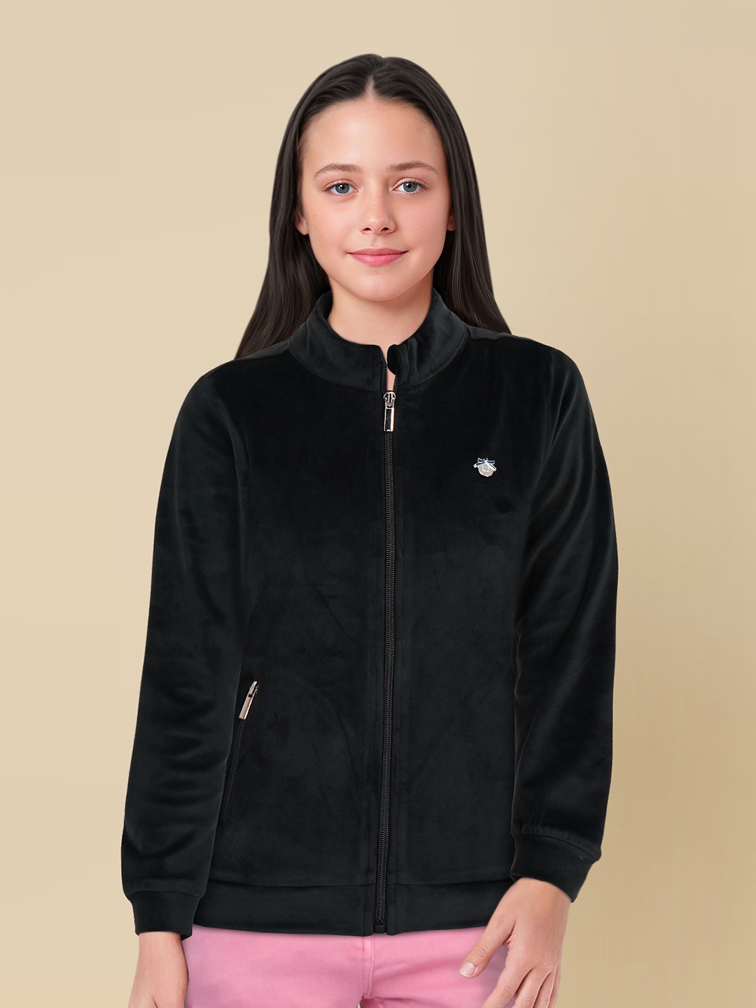 

Allen Solly Junior Girls Sweatshirt, Black