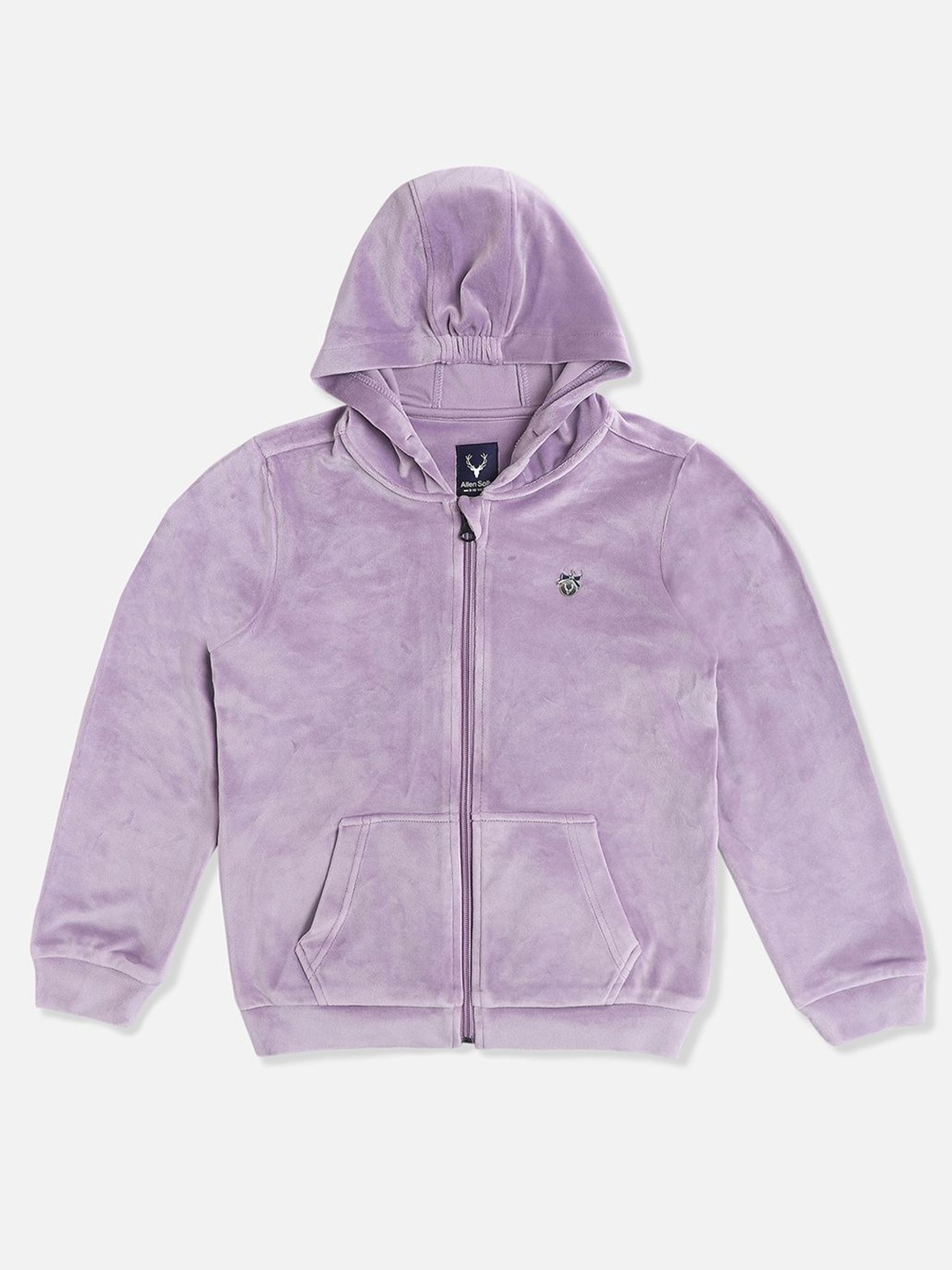 

Allen Solly Junior Girls Hooded Sweatshirt, Purple