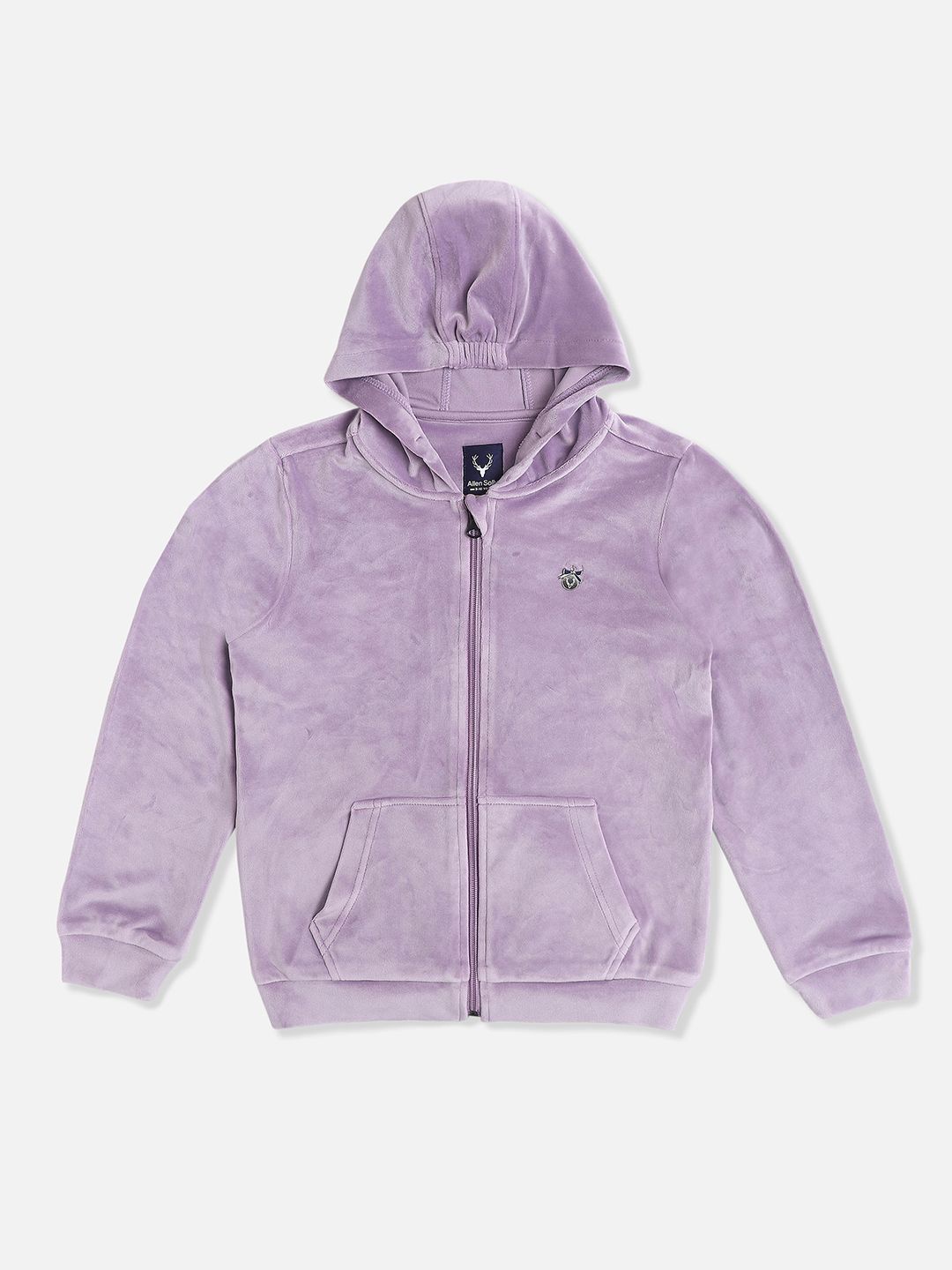 

Allen Solly Junior Girls Hooded Sweatshirt, Purple