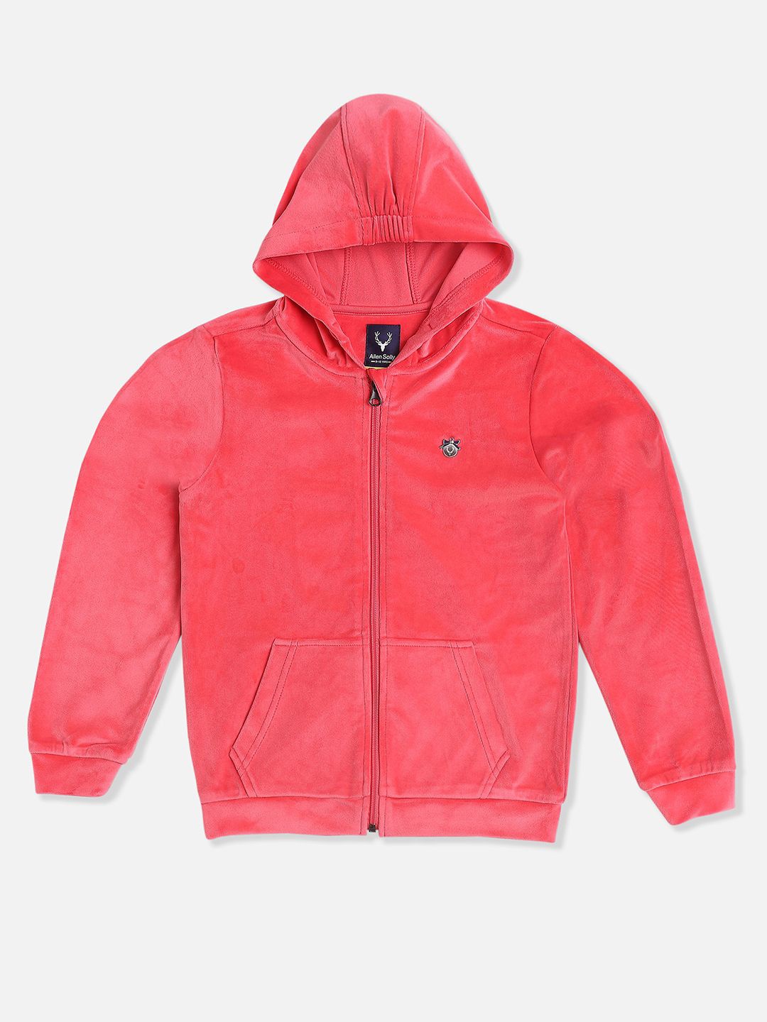 

Allen Solly Junior Girls Hooded Sweatshirt, Red