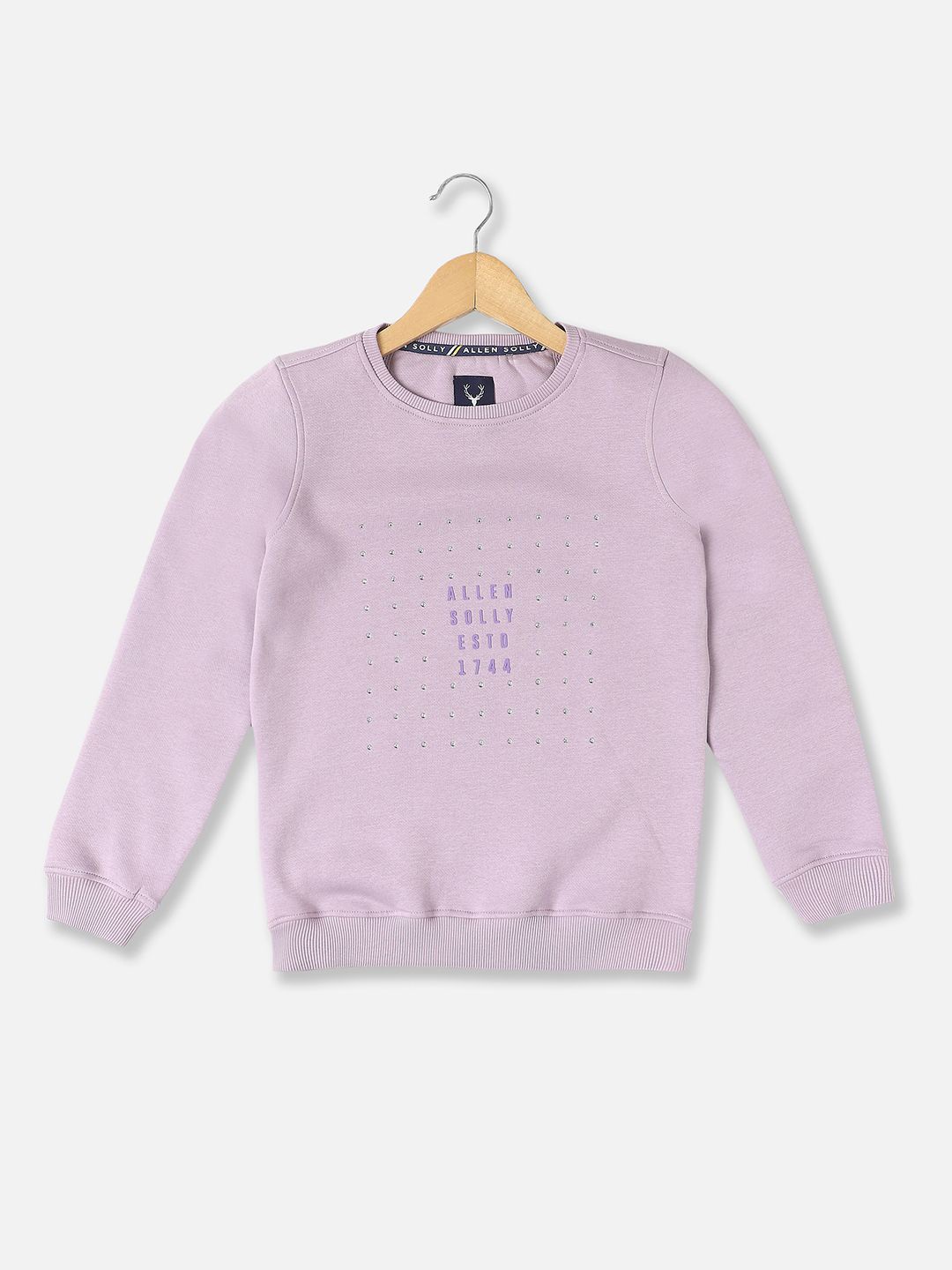 

Allen Solly Junior Girls Printed Sweatshirt, Purple