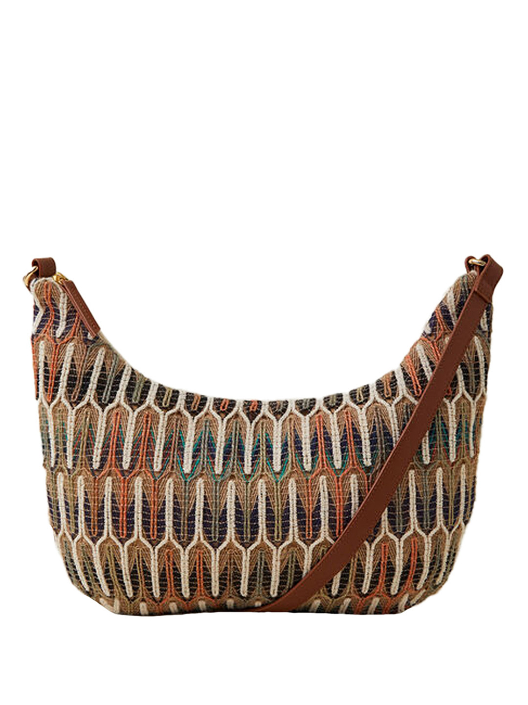 

Accessorize Structured Hobo Bag with Quilted, Multi