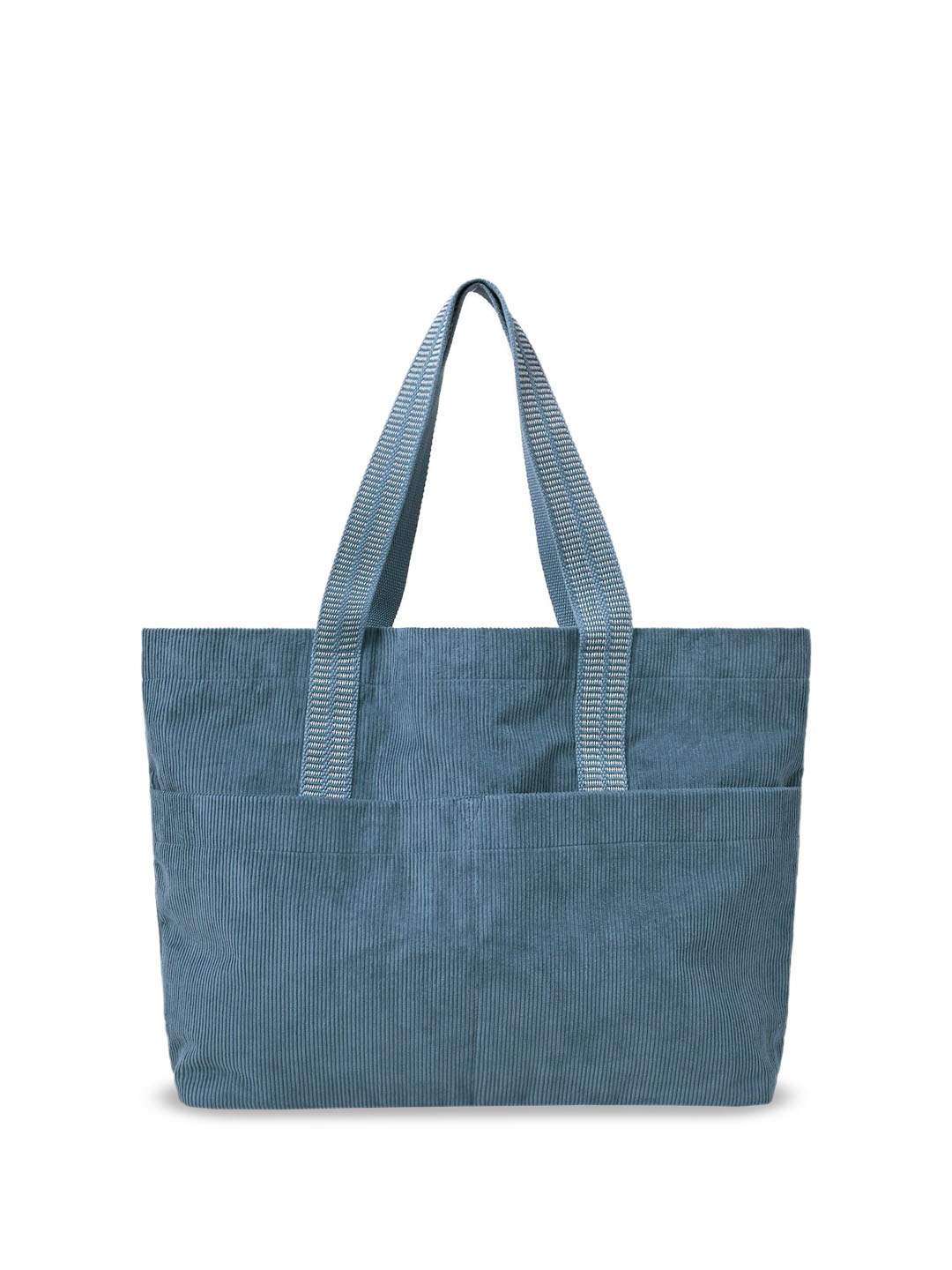 

Accessorize Oversized Shopper Shoulder Bag with Fringed, Blue
