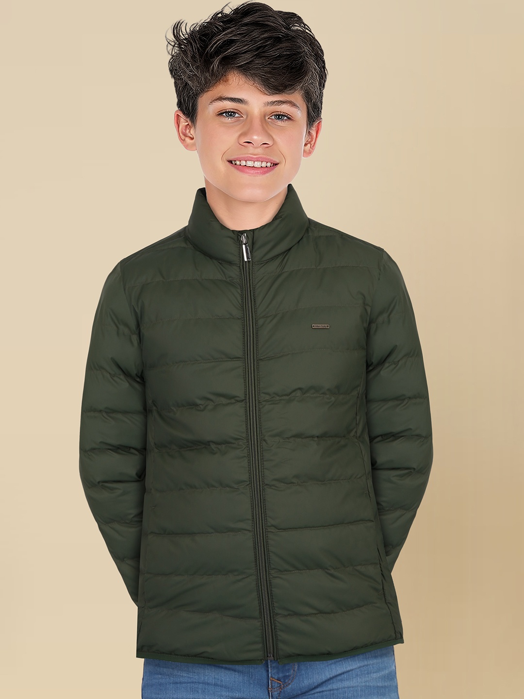 

Allen Solly Junior Boys Puffer Jacket, Olive