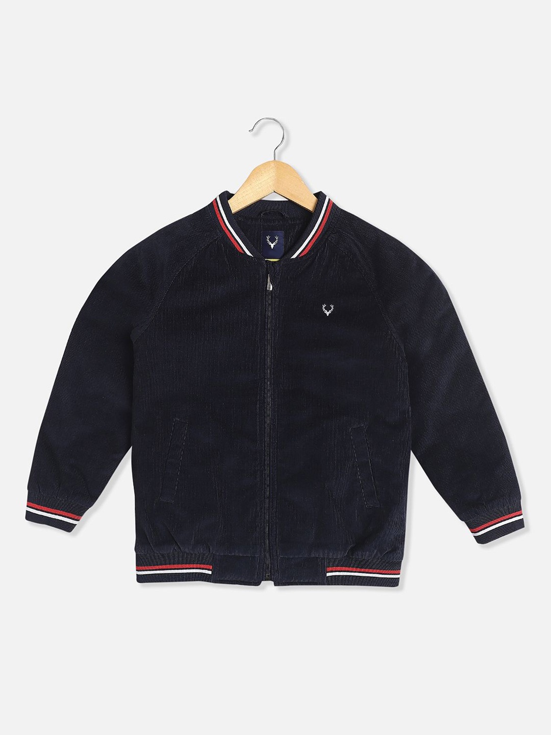 

Allen Solly Junior Boys Bomber Jacket, Navy blue